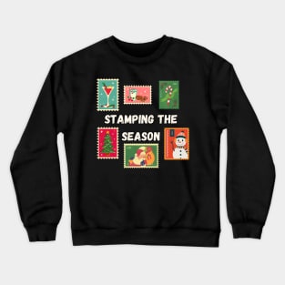 Stamping the Season, holiday, Christamas Crewneck Sweatshirt